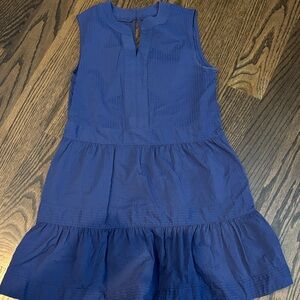 Vineyard Vines girls Dress Royal Blue Sleeveless with pockets size medium (~12)